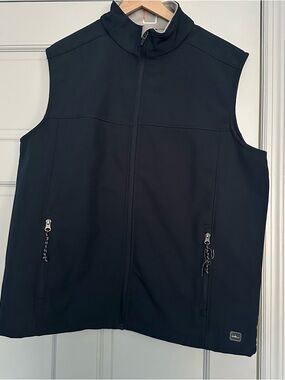 Men's Navy Softshell Vest - Charles River Apparel - BRAND NEW